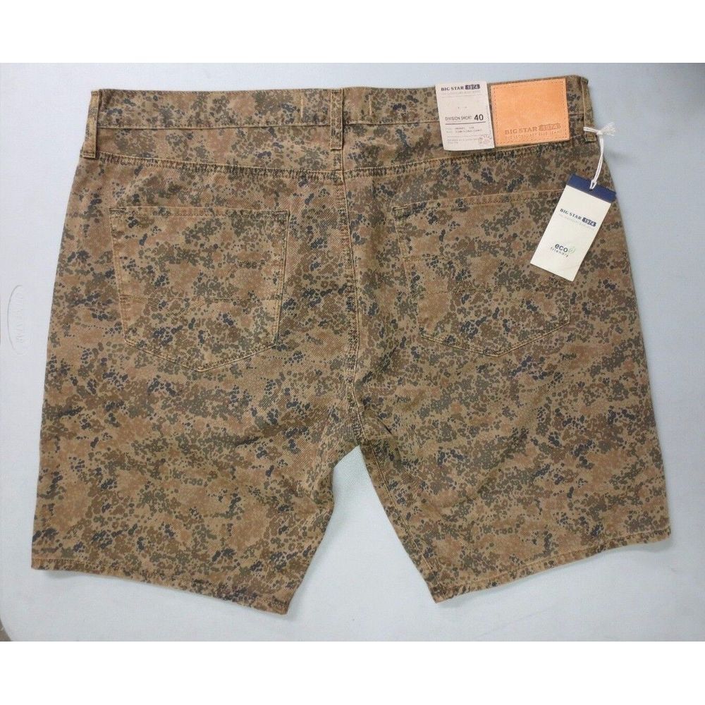 BIG STAR 1974 Cork Floral Camo Size 40 SHORTS MENS NWT NEW Cotton‎ Dvision